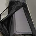 Pamo Babe Portable Crib Baby Playpen with Mattress and Carry Bag Grey