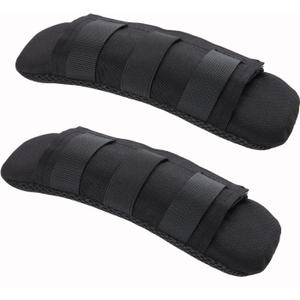 2 Pack Shoulder Strap Pad Backpack Strap Pads Tactical Vest Shoulder Pad Guitar Pad Width Up to 3.1" Compatible with Tactical Vest Tactical Sling Bag, Black