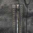 Women Large Capacity Bags Pu Leather Black Handbag Punk Skull Tote Bag Dress Tote Crossbody Bags