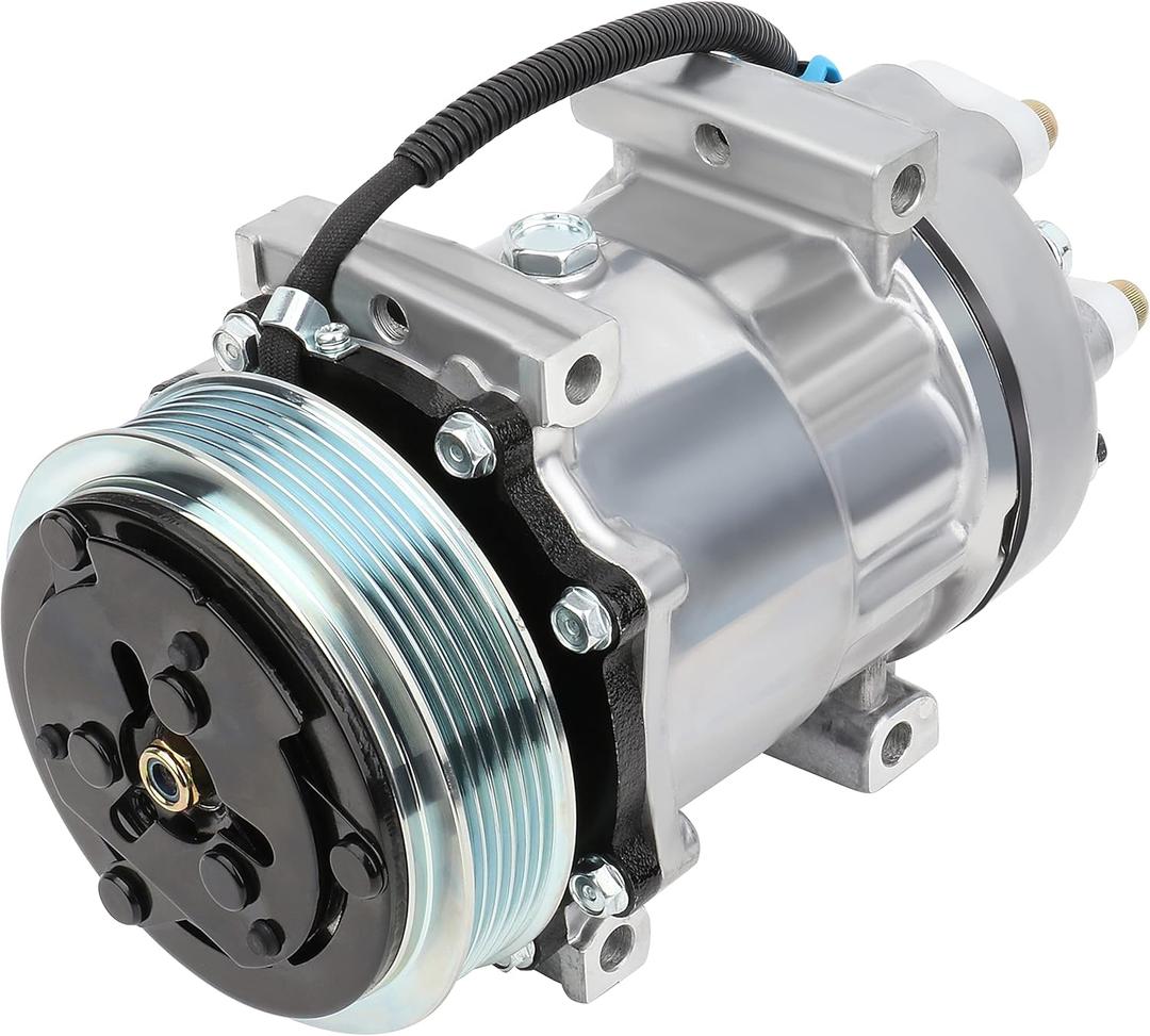 ECCPP A/C Compressor with Clutch 2002-2009 Fit for International 4200 4300 4400 4600 4700 4900 5000 7100 7400 7500 AC Compressor