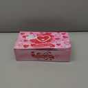 122PCS Valentine's Day Gifts for Kids School,24 Pack Valentines Day Stationery Gifts with Cups Cards Pencils Stickers Erasers Stampers Classroom Prize School Exchange Boys Girls Party Favors