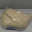 POLYTE Microfiber Oversize Quick Dry Lint Free Bath Towel, 60 x 30 in, 4 Pack (Beige, Waffle Weave)