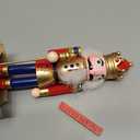 Clever Creations Red Prince 12 Inch Traditional Wooden Nutcracker, Festive Christmas Dcor for Shelves and Tables