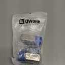 QWORK Mini Ball Valve, 2 Pack 3/4" Thread Female and Male 304 Stainless Steel Shut-Off Valves (Silver)