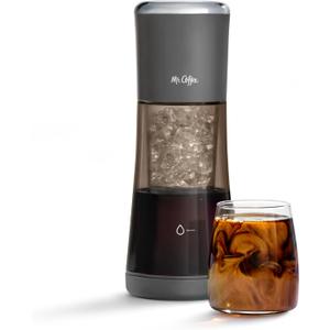 Mr. Coffee Express Cold Brew Coffee Maker, 10-Minute Cold Brew Coffee Machine, Sake (Charcoal)
