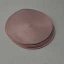 Buryeah 12 Inch Round Place Wedding Circle Woven Place mats Boho Decor Washable Dining Table Mats Table Scape Hosting Friends for Birthday Dinner Parties(Pink,10 Pieces)