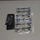 Gaoye 6 pack 2.0 Executive Style Reading Glasses Men - Durable Readers with Blue Light Filtering- Comfortable Fit with TR90 Frames (Black)