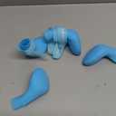 Fdceligoo Rubber Dog Boots, Durable Paw Protectors with Adjustable Straps & Non-Slip Sole, Waterproof Dog Shoes for Hot Pavement, Easy On & Off Silicone Booties (Blue, S, Only Suit for Small Dogs)