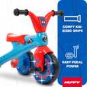 Huffy Marvel Spidey and His Amazing Friends Light Up Kids' Trike, Ideal for Ages 3+ Years Old, LED Light Feature, Under Seat Storage, Fun and Playful Design, Spidey and His Amazing Friends Graphics, Toddler