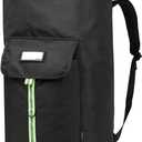 laundry bag backpack,extra-large heavy duty laundry bags,laundry backpack for college students,drawstring closure (Black Laundry Backpack Bag)