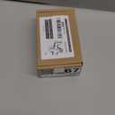 Shower Arm Diverter Valve Brass G1/2 3 Way Universal Bathroom Shower System Component Replacement for Handheld Shower Head and Fixed Spray Head, Brushed Nickel