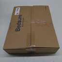 Bedsure Cat Beds for Indoor Cats - Large Cat Cave for Pet Cat House with Fluffy Ball Hanging and Scratch Pad, Foldable Cat Hideaway, 16.5x16.5x13 inches, Grey (Single)