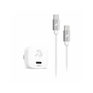 Nimble 20W Bundle with USB-C to USB-C Cable White
