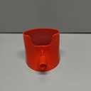 Flour Funnel for Stand Mixer, Easy-Pour No-Mess Attachment, Anti-Splash Baking Accessory, Fits Tilt-Head 4.55 Qt (KSM150 Series), Dishwasher-Safe (Red)