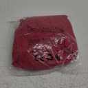 Women Floral Corset Dress Boho Spaghetti Strap Lace Up Casual Midi Dresses with Pockets Low Cut Flowy Bustier Sundress (Small, Red)