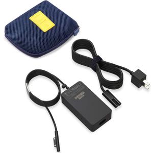 Surface Book Surface Laptop Charger, 102W 15V 6.33A Power Supply for Surface Book 2 3, Surface Laptop Studio 1798 1706, Surface Laptop 5/ 4/ 3/ 2, Surface Pro X/ 9/ 8/ 7/ 7+/ 6/ 5th/ 4/ 3/ 2, Surface Go 3/ 2