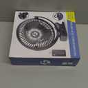 8-inch Clip-on Fan - 12000mAh Portable Rechargeable Battery With 3 Speeds and Strong Airflow, USB Small Desk Personal Quiet for Office, Stroller, Bedroom and Camping