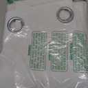 DUALIFE Greyish White Short Curtains for Small Windows Blocking Out 50% Room Darkening Curtain Panels for Bedroom 38 x 45 Inch Length Set of 2 Panels Grommet Top