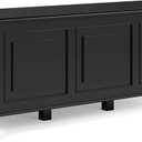 SIMPLIHOME Connaught Storage Bench - 51 inch Wide Solid Wood Trunk Bench in Black, Traditional Bench for Entryway with Lift-Up Lid and 3 Hidden Compartments