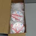 Barydat 48 Pcs Christmas Thank You Ornaments Bulk Employee Appreciation Gifts for Coworkers, Christmas Tree Ceramic Round Hanging Ornaments with Rope for Xmas Thanksgiving Team Staff Teachers Nurses