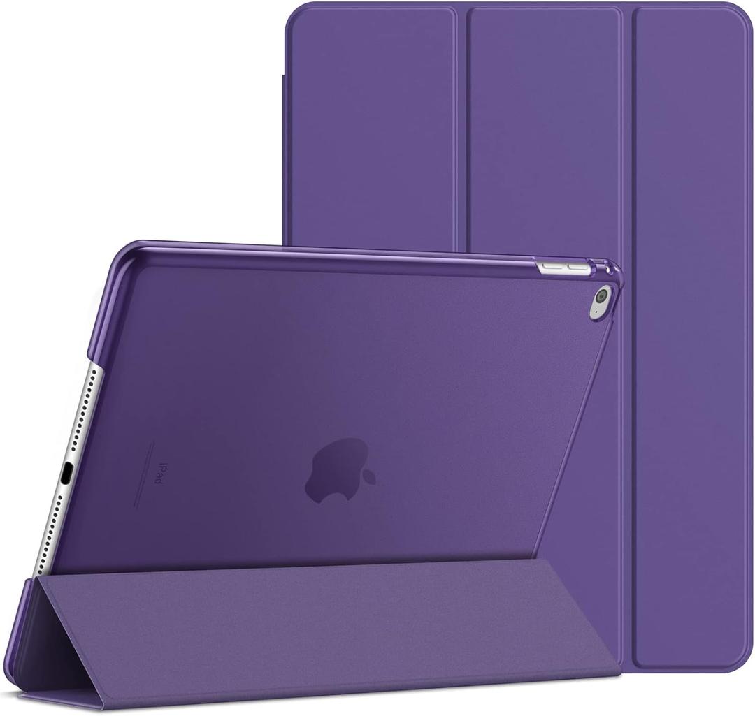 JETech Case for iPad Air 2 (2nd Generation), Smart Cover Auto Wake/Sleep (Purple)