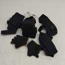 Soft-Style Kids Knee and Elbow Pads with Bike Gloves, Flexible Impact-Resistant Gear for Ages 2-11, Designed for Balance Bikes, Roller-Skating, and Skateboarding ((2nd Gen) Black, Small)