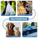 Plastic Bags, (11.5x 6.5" x 21)(200Pack) White Plastic Shopping Bags with Handles for Small Business Grocery T Shirt Bag Reusable and Disposable, in Bulk