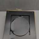 Hon&Guan 6 Inch Removable Roof Vents Roof Dryer Vent Cap for Houses Galvanized Steel 6 Inch Exhaust Vent for Ventilation System-with Damper, Black.