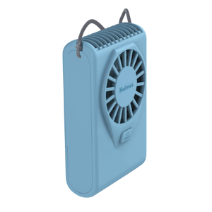 Holmes 4” Necklace Fan – Hands-Free, Battery Powered, Strong Breeze, Compact & Portable, Blue