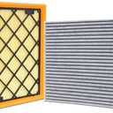 CA11480 Engine Air Filter and CF11775 Cabin Air Filter kit Compatible with 2015-2024 Ford Edge 2013-2020 Fusion 2013-2020 Lincoln MKZ 2016-2018 MKX Replaces PA6272 DG9Z-19N619-A