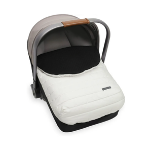 Little Unicorn Winter Car Seat Cover | Premium Insulated Fabric | Universal Fit & Easy to Install | Travel Bag Included (Pearl)