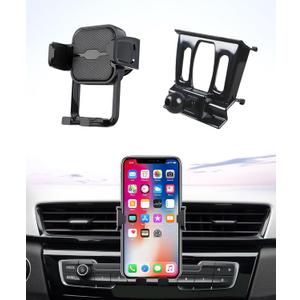 Car Phone Holder for 2016-2022 BMW X1 / 2018-2023 BMW X2 Auto Accessories Navigation Bracket Interior Decoration Mobile Cell Phone Mount, 360 Rotation