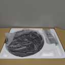 TCL 52" Low Profile Ceiling Fan with Light, Slim, Black, Flush Mount, DC Reversible Motor, 6 Speeds, Remote Control, Noiseless, Dimmable, LED Light, 3CCT, Modern Matte Black Ceiling Fan for Bedroom