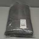 NICETOWN Gray Blackout Curtains for Bedroom 84 inches Long - Thermal Drapes Grommet Room Darkening Light Blocking Curtains Window Treatments for Living Room (2 Panels, W52 x L84, Grey)