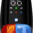 Fsa Hsa Eligible Cordless Hand Massager with Heat and Compression, Roller Kneading Massage, Fan Cooling, and Wrist Massage, Hand Massager for Arthritis and Carpal Tunnel, Gifts for Women Men (Black)