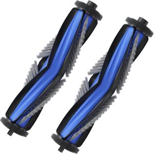 2 Pack Main Brush Replacement Parts Compatible with Ecovacs Deebot X11 Omni-Cyclone, X9, X9 Pro Omni, T50 Max Robot Vacuum Cleaner, Anti-Tangle Roller Brush, Multi-Surface Rubber Brush Accessories