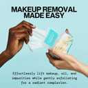 3 x Pacifica Glowing Makeup Remover Wipes With Glycolic Acid for AHA Exfoliating and Facial Cleansing No Rinse Face Cleaning Towelettes Dermatologist Tested, Vegan & Cruelty-Free 30 Pack