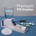 Hospital Grade Pill Crusher - 1 Pill Crusher Grinder for Fine Powder - for Home, Hospitals, and Nursing Homes
