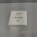 Sparkle and Bash Wedding Cocktail Napkins, Love is a Journey, Gold Foil (5 x 5 In, 100 Pack) - Bridal Shower Decorations