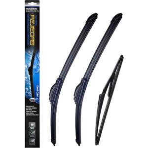 PEJIEDAS 3 x OEM Wiper Blades, Replacement Wiper Blades for Nissan Rogue 20142023/Nissan Pathfinder 20132013, (26“ & 17” Front Wipers + 12” Rear Wiper Blades)