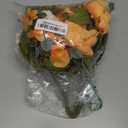 Duovlo Artificial Peony Silk Flowers Fake Flowers Vintage Wedding Home Decoration,Pack of 1 (New Orange)