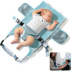 Toddler Airplane Bed, 1-12 Months Old Baby Travel Essentials for Flying, Portable Baby Airplane Bed for Flight, Suitable for Airplanes | toddler airplane bed