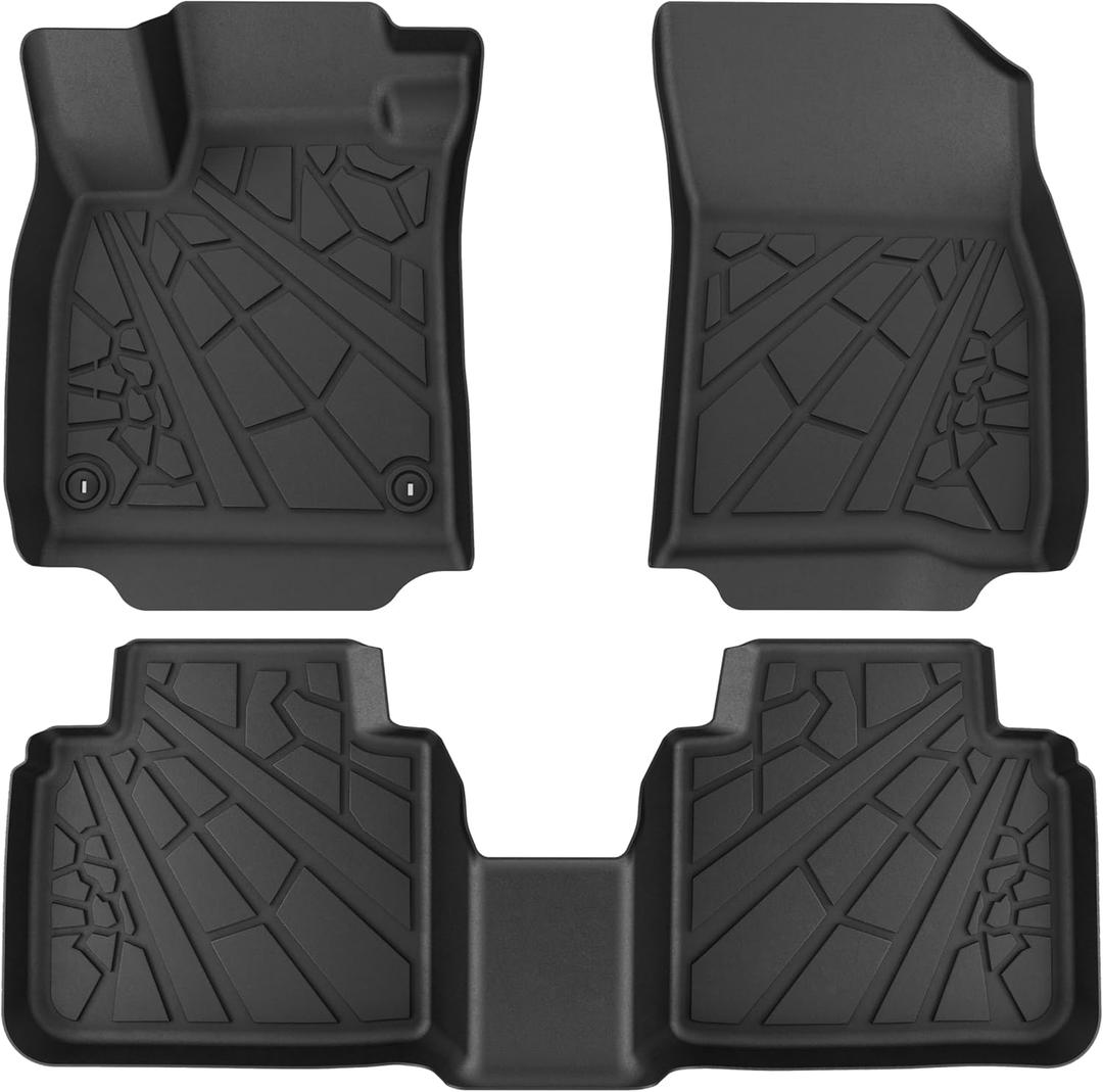 KARPAL Floor Mats Fit Honda Accord 2026 2025 2024 2023 (Include Hybrid) Custom Fit All Weather TPE Accord Sedan Accessories Front & 2nd Row Floor Liners