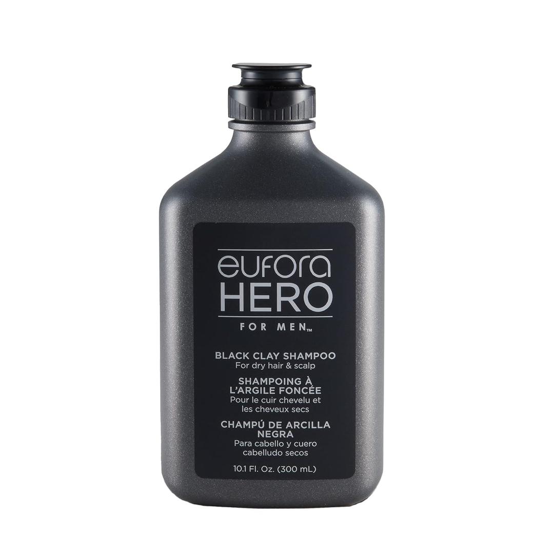 Eufora Hero For Men Black Clay Shampoo 10.1 oz