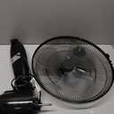 Amazon Basics 16" Pedestal Fan with Remote for Bedroom, Living Room, Office, Adjustable Height, Dual-Layered Blades, 3 Speeds, 3 Modes, Timer, Tilt Head, 60W, Black