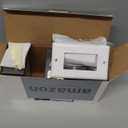 BESTTEN 5 Pack Super Slim Slide Dimmer Light Switch, Quiet Dimmer Switch, Wall Plate Included, Single Pole or 3 Way Dimmable Switch, Max 300W LED, CFL, 600W Incandescent, ETL Listed, White