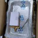 VEVOR Roll Top Chafing Dish Buffet Complete Set, 9Qt Stainless Steel Chafer with Full Size Pan, Rectangle Catering Warmer Server with Visible Lid Water Pan Folding Stand Fuel Holder Meal Clip, Gold