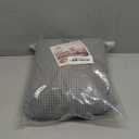 H.VERSAILTEX Super Stretch Individual Seat Cushion Covers - 3 Piece Sofa Cushion Covers in Dove, Thick Jacquard Textured Twill Fabric