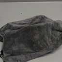 Inflatable Travel Pillows for Airplanes, Easy Blow Up Inflatable Travel Neck Pillows for Air Travel Sleeping Long Flight, Comfort Travel Air Pillows for Car Train Office Nap Camping (Medium, Black Gray)