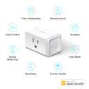 Kasa Smart Plug Mini 15A, Apple HomeKit Supported, Smart Outlet Works with Siri, Alexa & Google Home, UL Certified, App Control, Scheduling, Timer, 2.4G WiFi Only, 2 Count (Pack of 1) (EP25P2), White